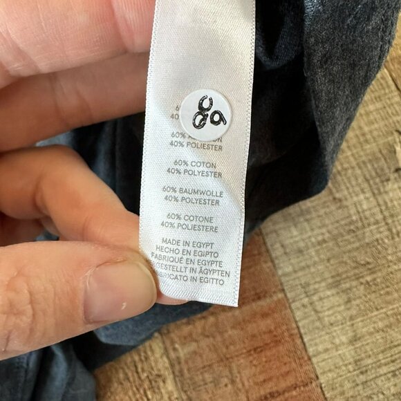 Men's Warehouse gray and black heathered tshirt men's Large - Picture 6 of 7